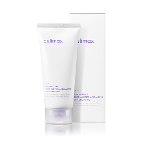Очищаюча ніжна пінка з нейтральним pH Celimax Derma Nature Relief Madecica pH Balancing Foam Cleansing