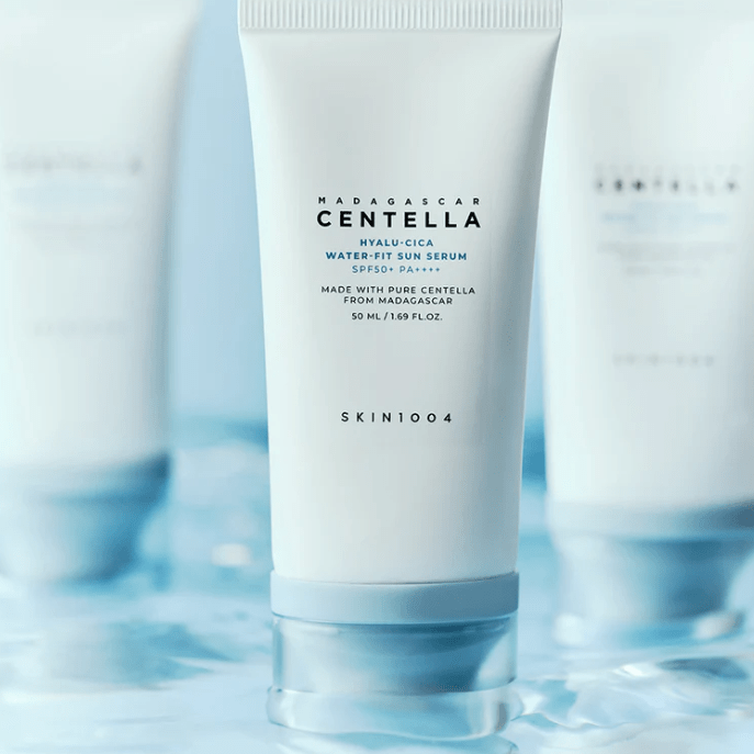 Сонцезахисна легка сироватка Skin1004 Madagascar Centella Hyalu Cica Water Fit Sun Serum 50 мл