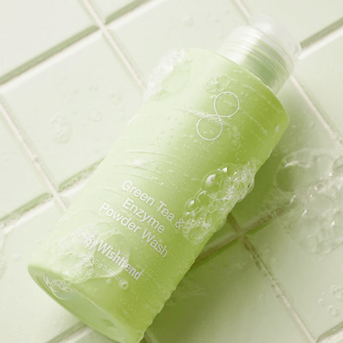 Пудра ензимна для вмивання з ароматом матчі By Wishtrend Green Tea Enzyme Powder Wash
