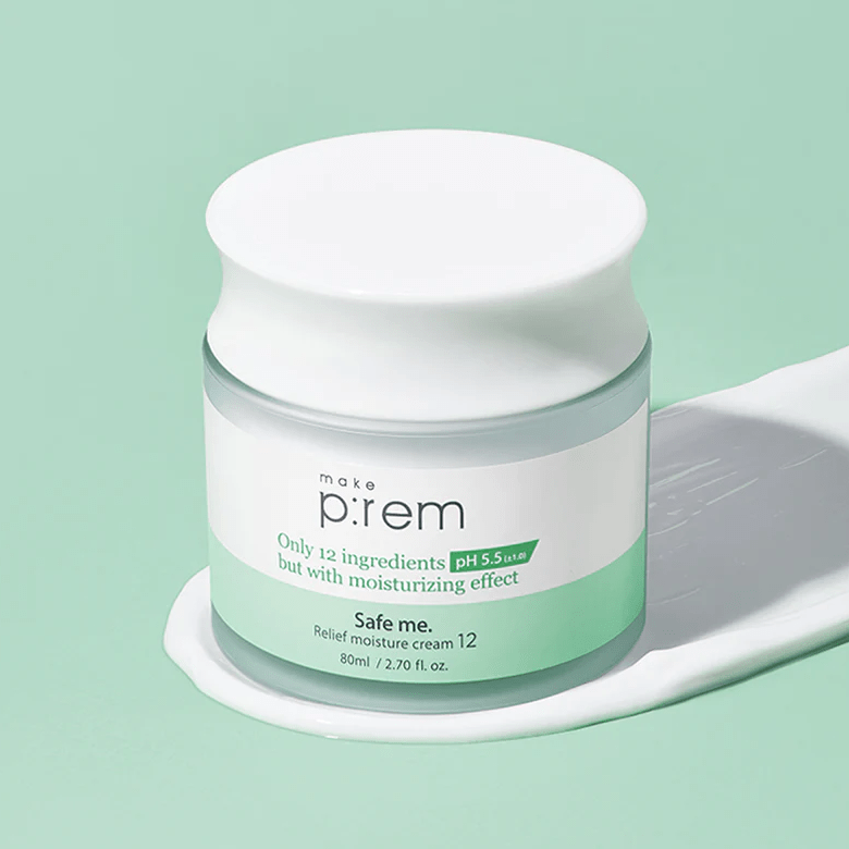 Зволожуючий крем для чутливої шкіри Make P:rem Safe Me Relief Moisture Cream 12 80 мл