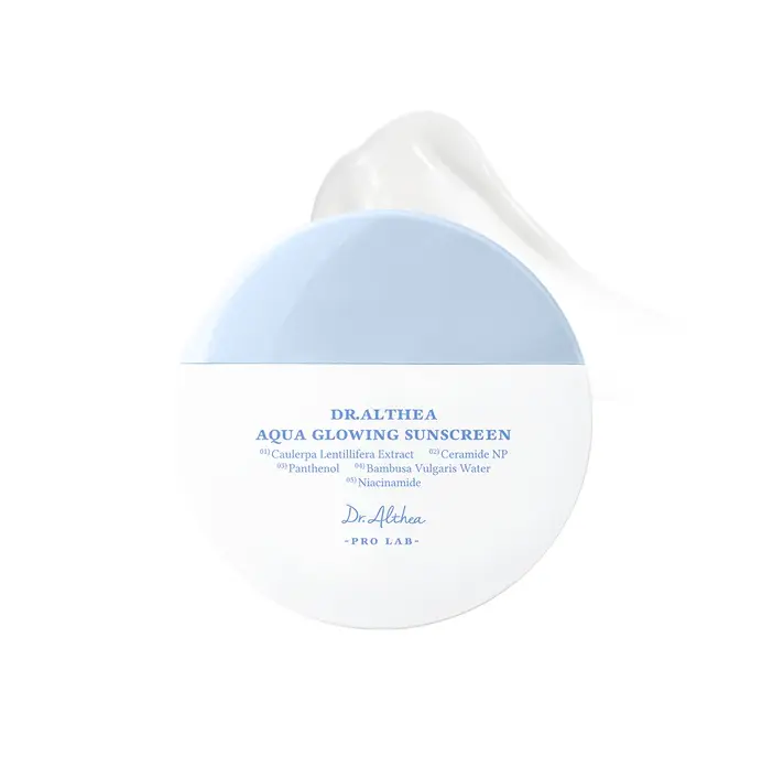 Легкий зволожуючий сонцезахисний крем Dr. Althea Aqua Glowing Sunscreen