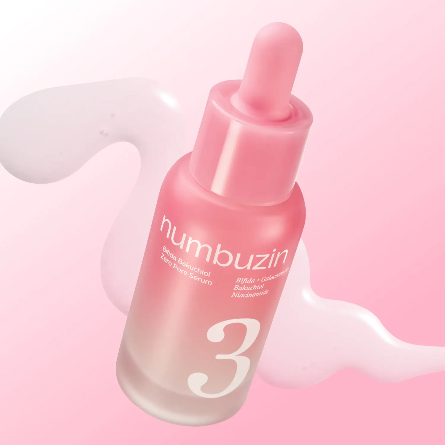 Сироватка для звуження пор Numbuzin No.3 Bifida Bakuchiol Zero Pore Serum 30 мл