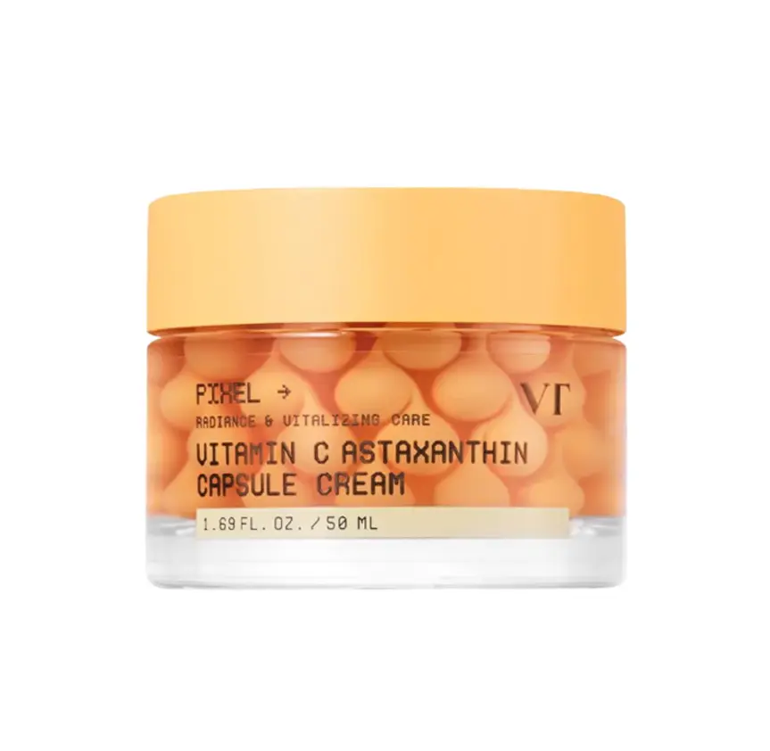 Капсульний крем для рівного тону VT Vitamin C Astaxanthin Capsule Cream 50 мл