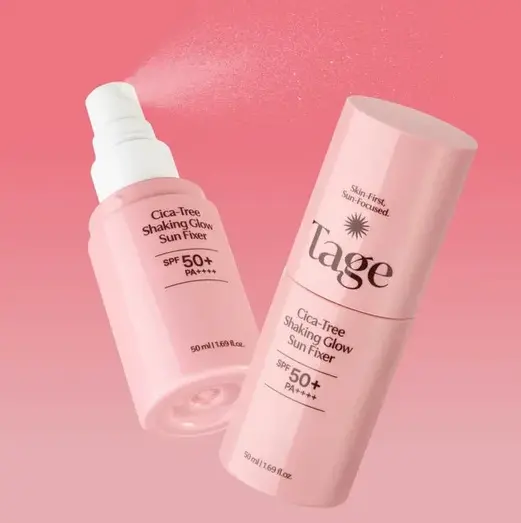 Сонцезахисний фіксатор для макіяжу Tage Cica-Tree Shaking Glow Sun Fixer SPF 50+ PA++++ 50 мл