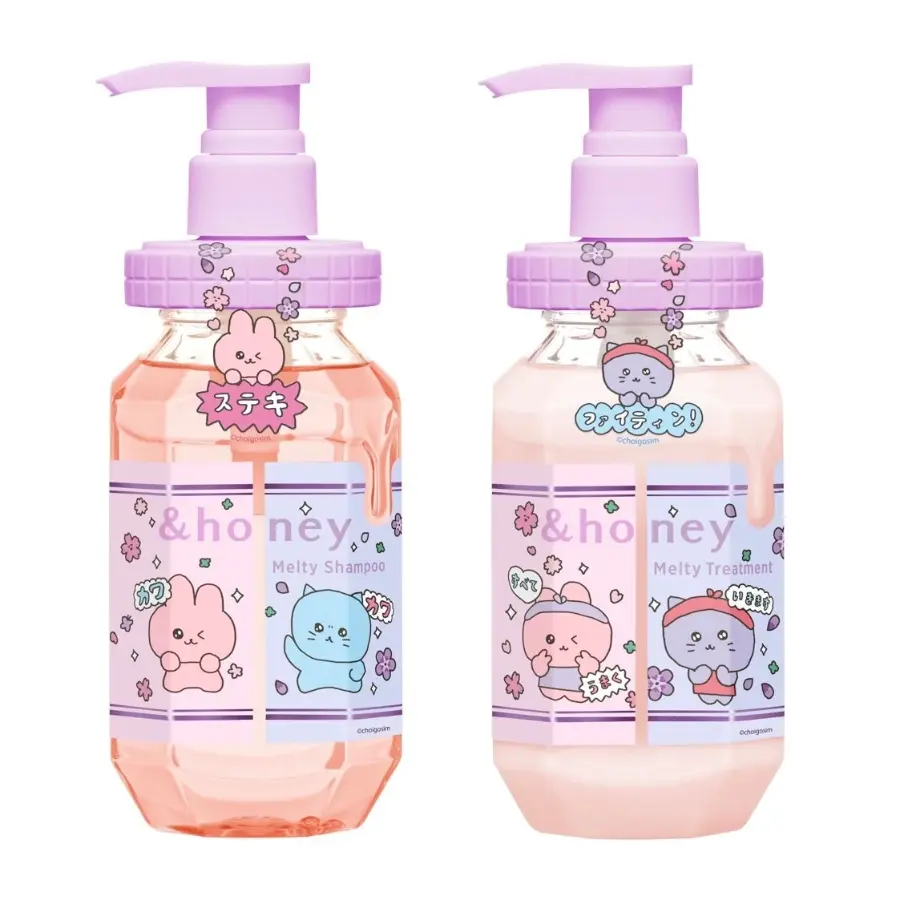 Набір шампунь+ кондиціонер в лімітованому дизайні &honey Cheongshim Sakura Shampoo & Treatment Set (400 мл+445 г)