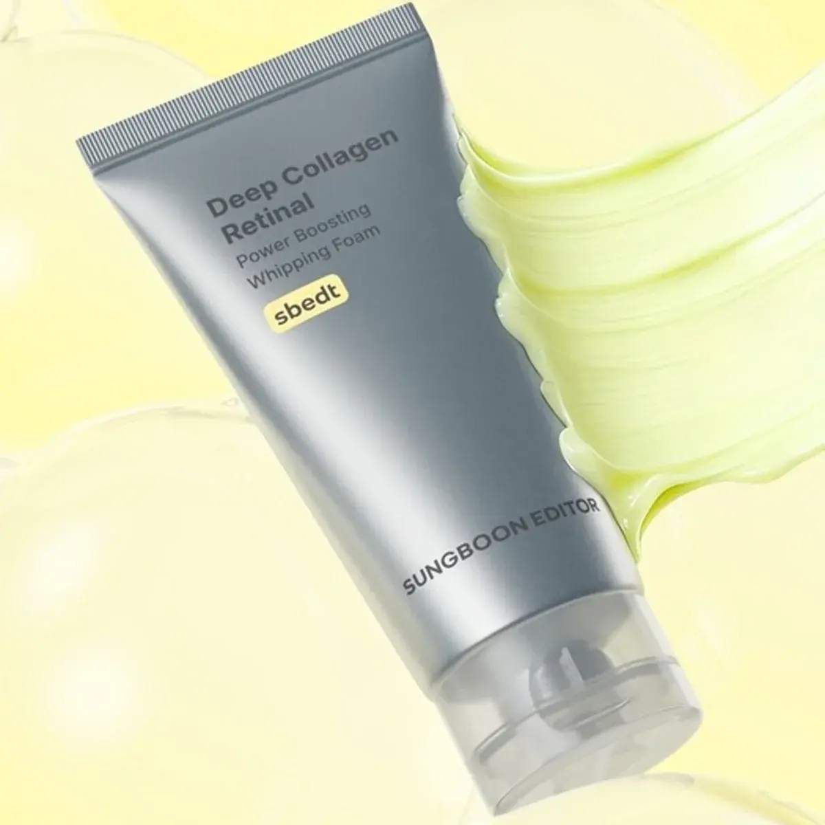 Пінка для вмивання для пружності шкіри Sungboon Editor Deep Collagen Retinol Power Boosting Whipping Foam 120 г