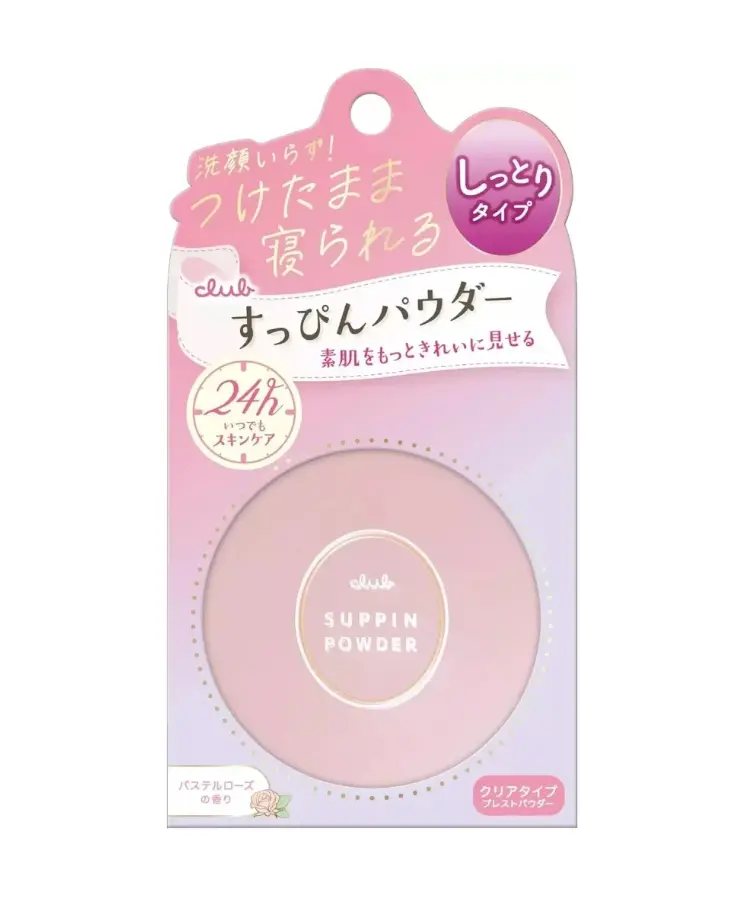 Мінеральна пудра з ароматом троянди club cosmetics Suppin Powder C Pastel Rose 26 г