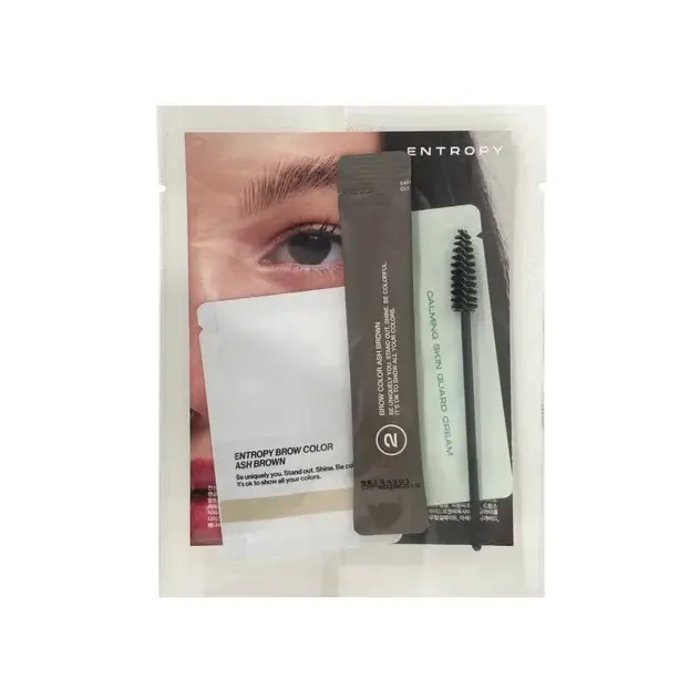 Набір для фарбування брів ENTROPY One-Use Brow Color Ash Brown