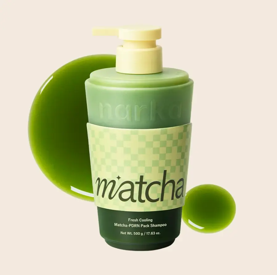 Освіжаючий шампунь с матча та PDRN Narka Fresh Cooling Matcha-PDRN Pack Shampoo 500 мл