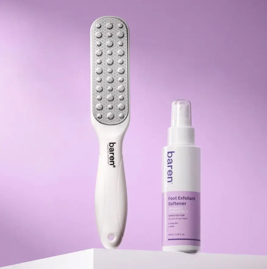 Набір для догляду за стопами baren Foot Exfoliant Softener At-Home Kit