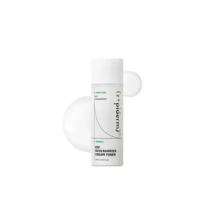 Міні версія кремовий тонер для відновлення барʼєру z+piderm EGF Skin Barrier Cream Toner 20 мл
